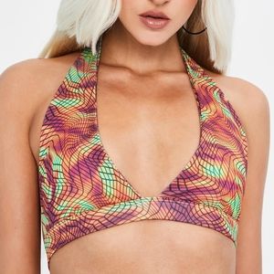 CLUB EXX 70's Vibe Halter Top